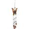 24" Purple & Bronze Butterfly Outdoor Garden Windchime